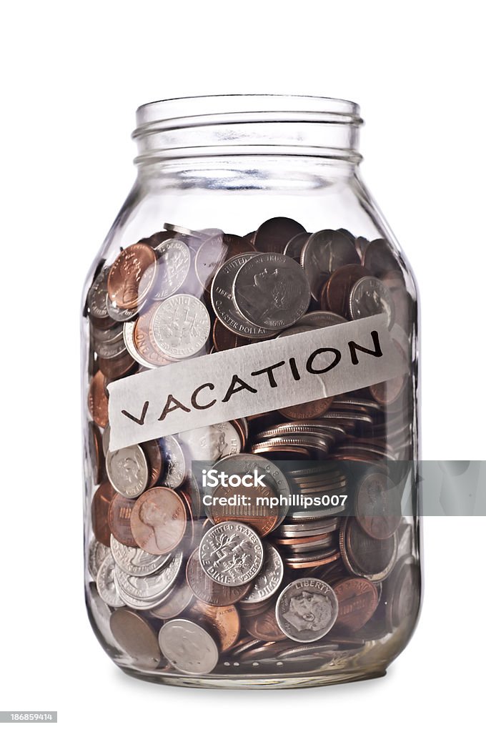 Vacanza di risparmio - Foto stock royalty-free di Barattolo di vetro