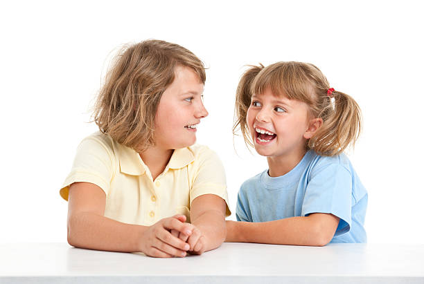 Two girls having a heated argument.