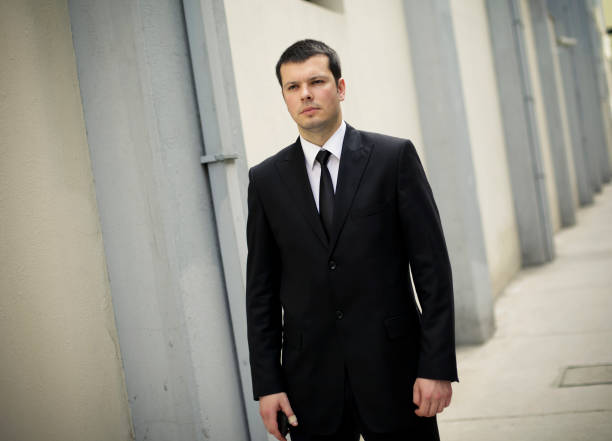 istock Businessman at Alley 186860487