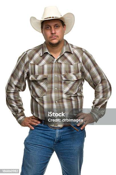 Cowboy Graves De Foto de stock y más banco de imágenes de Sombrero de vaquero - Sombrero de vaquero, Fondo blanco, Vaquero