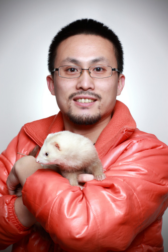 Chinese youth and mink.