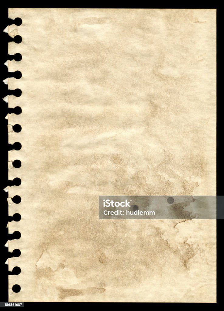 Grunge pagina Notes - Foto stock royalty-free di Affari