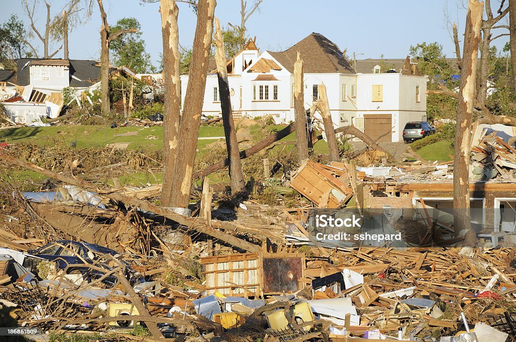 Tornado uszkodzeń - Zbiór zdjęć royalty-free (Bez ludzi)
