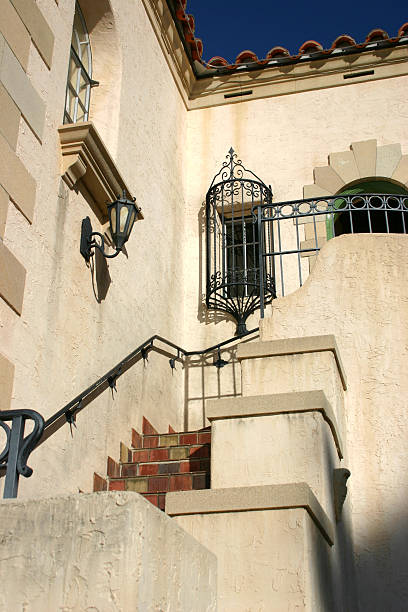 istock Stairway of a Mediterranean Mansion 186861837