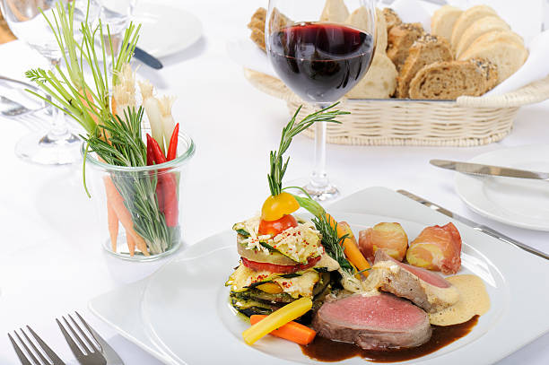 istock Beef Tenderloin with Mediterranean Vegetables 186862292