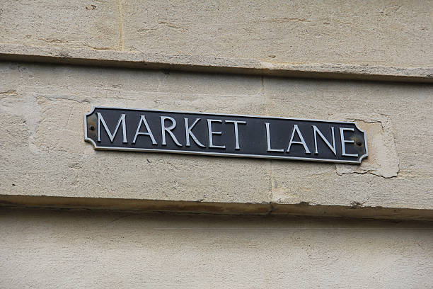 istock Market Lane sign 186862492