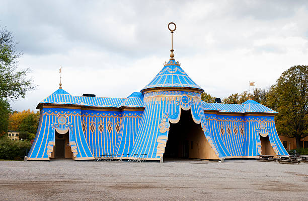 Tenda in rame Haga Park-Stoccolma, Svezia - foto stock