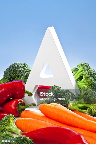 Vitamin A Stockfoto und mehr Bilder von Alphabet - Alphabet, Brokkoli, Buchstabe A
