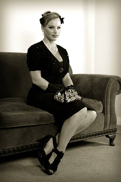 istock Adult Retro Woman 186863185