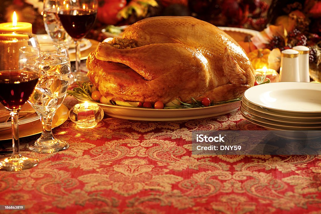 Turquía la cena - Foto de stock de Navidad libre de derechos