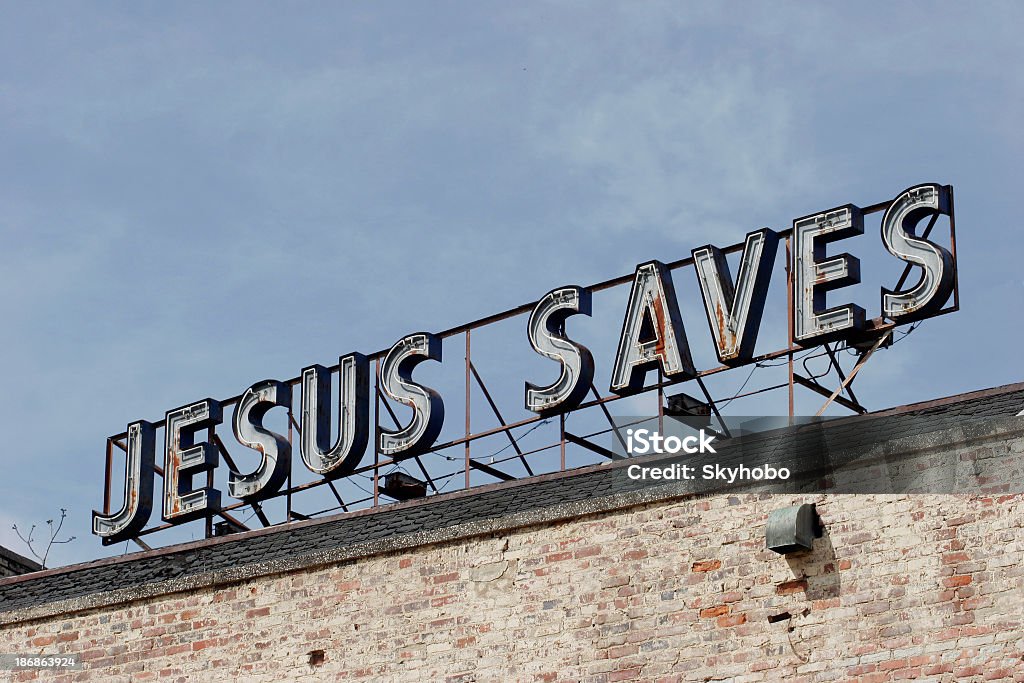 Jesús ahorra - Foto de stock de Rescate libre de derechos