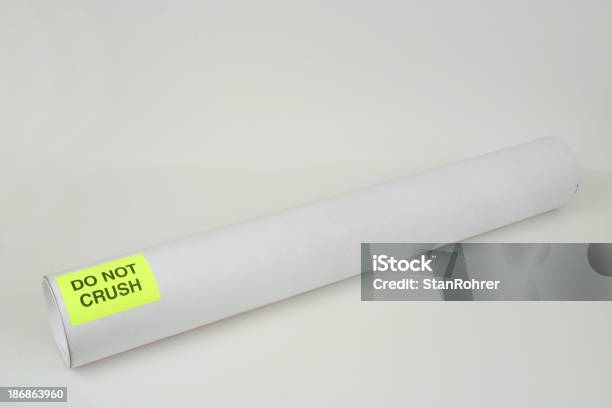 Cardboard Mailing Mail Tube Stock Photo - Download Image Now - Cardboard, Sending, Box - Container