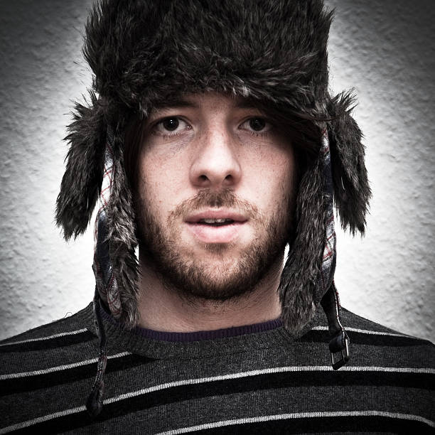 istock Real Man Winter Portrait 186864055