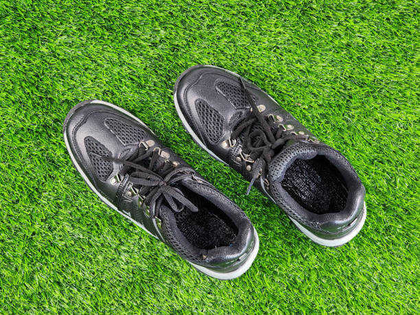 istock A pair of shoes on the grass 1868643301