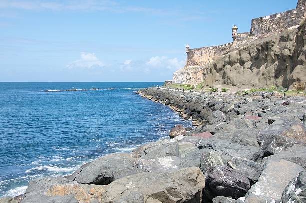 Fort en San Juan - foto de stock