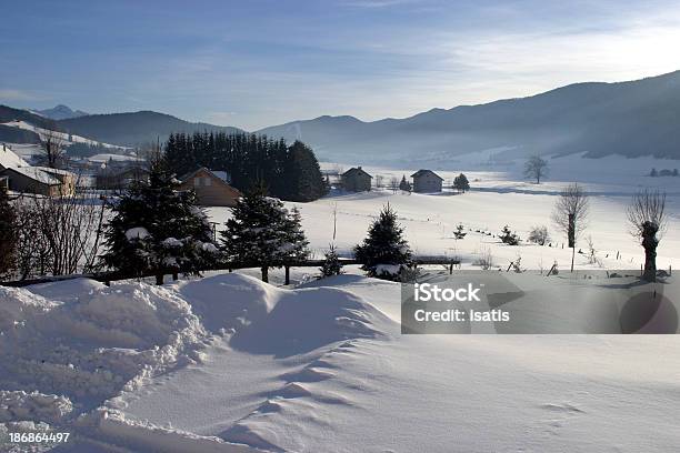 Paesaggio Di Montagna 2 - Fotografie stock e altre immagini di Albero - Albero, Alpi, Ambientazione esterna