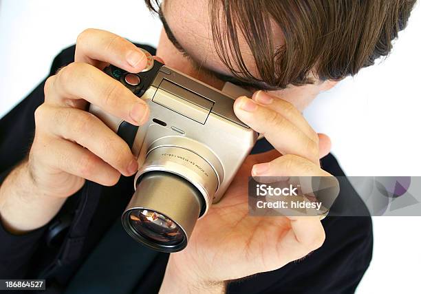 Hombre Con Cámara Foto de stock y más banco de imágenes de Adolescente - Adolescente, Adulto, Adulto joven