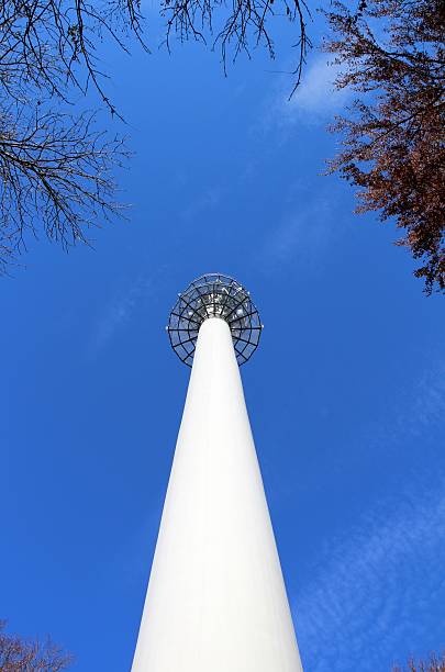 Communications Tower Communications tower for mobile sendemast stock pictures, royalty-free photos & images