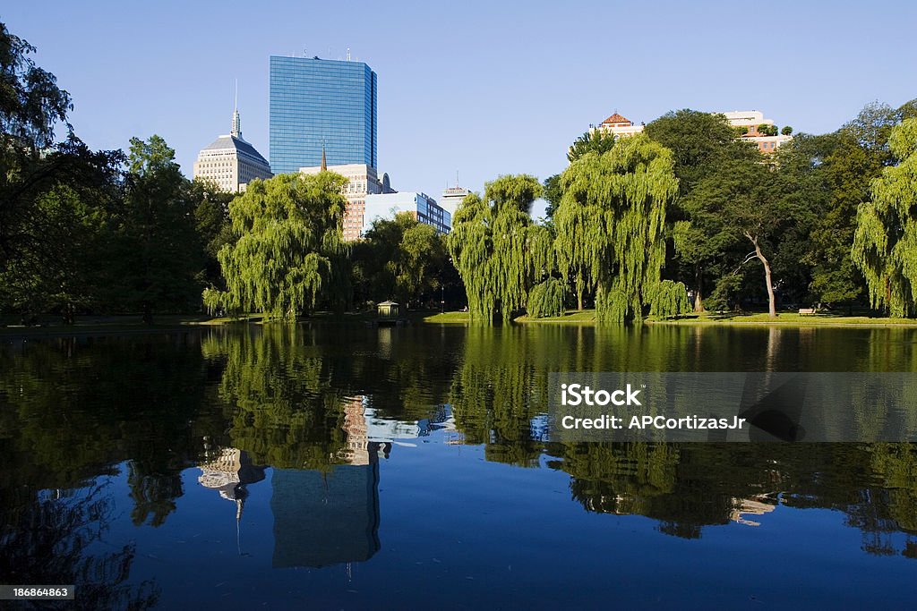 Boston Public Garden - Lizenzfrei Architektur Stock-Foto
