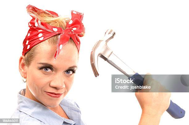 Posso Fazêlo - Fotografias de stock e mais imagens de Rosie the Riveter - Cultural Icon - Rosie the Riveter - Cultural Icon, Adulto, Beleza