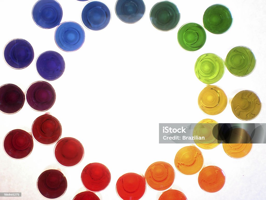 Sedici colori-inchiostro serie liquido - Foto stock royalty-free di Diritti LGBTQI