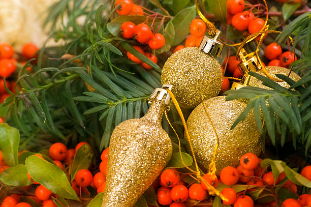 Delicate Christmass Decoration stock photo