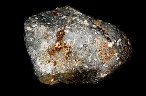 A copper mine ore nugget.