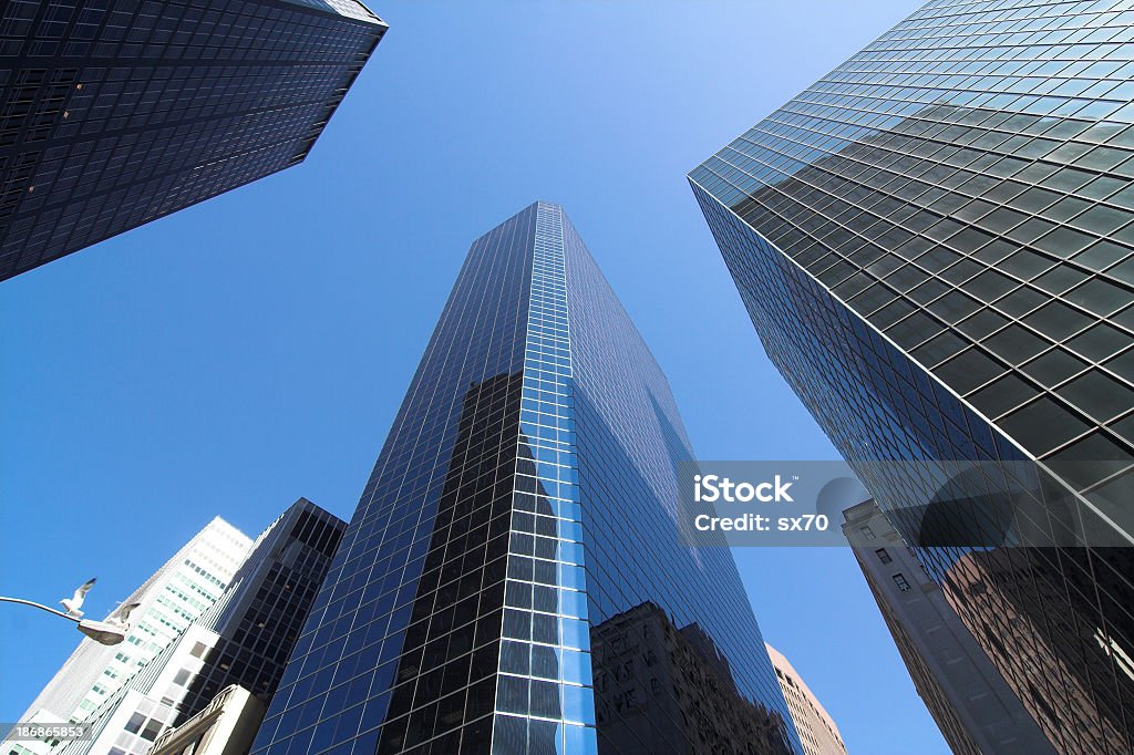 Corporate Skyscrapers Corporate powerhouses. Arranging Stock Photo