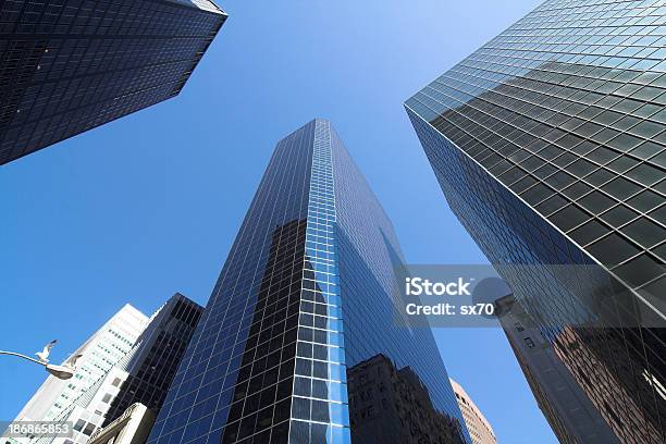 Corporate Skyscrapers Stock Photo - Download Image Now - Arranging, Banking, Blue