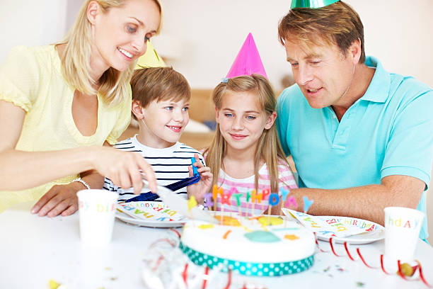 istock Your bought my favourite cake, mommy! 186865877