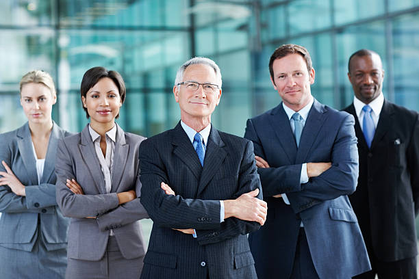 istock Confident group of business people 186865905