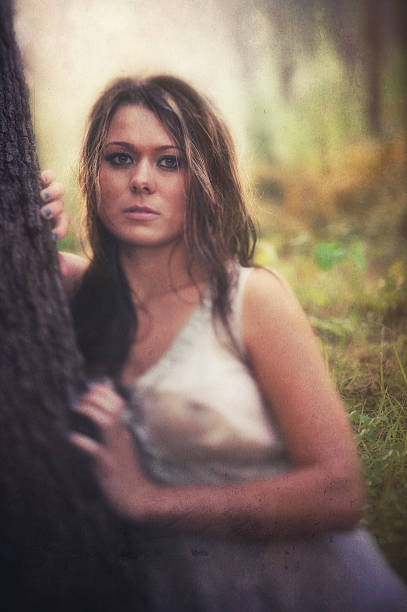 istock Woman in the forest 186865912