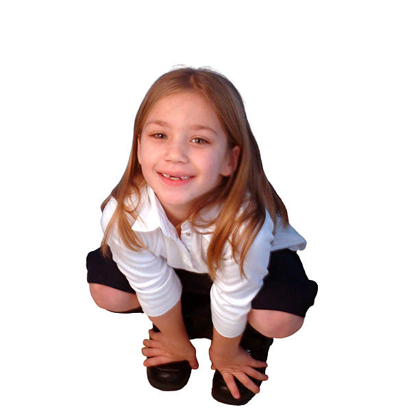 istock Squatting girl 186866075