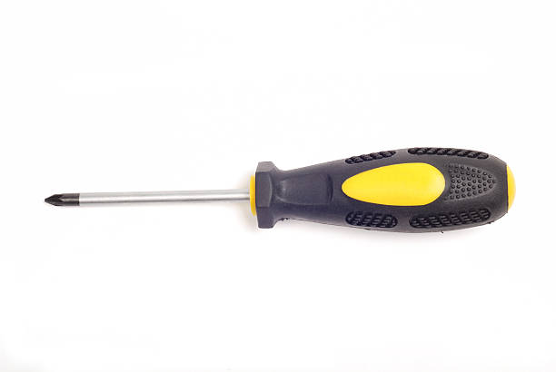 tournevis - screwdriver isolated work tool clipping path photos et images de collection