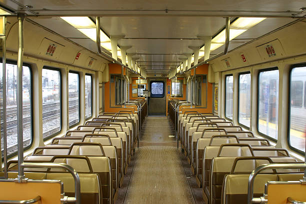 inside train stock photo