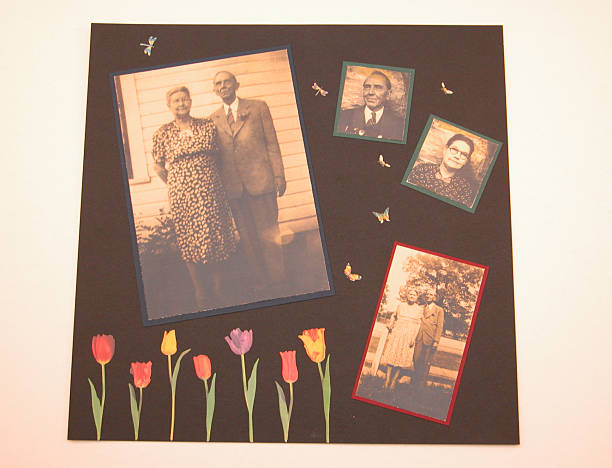 istock Heritage Scrapbook Page Grandparents 186866283