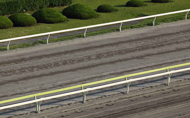 istock Horse Racing Track 186866383