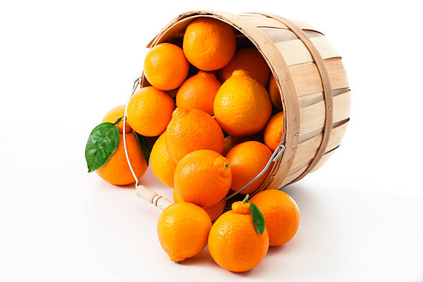 istock Tipped Basket of Oranges 186866820