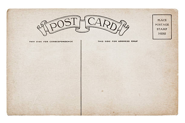 istock Old, Blank Postcard. Lots of Copyspace. XXXL 186867516