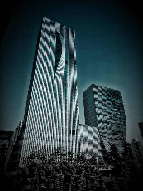 istock Modern skyscraper of Shenzhen. Digital art. 1868677044