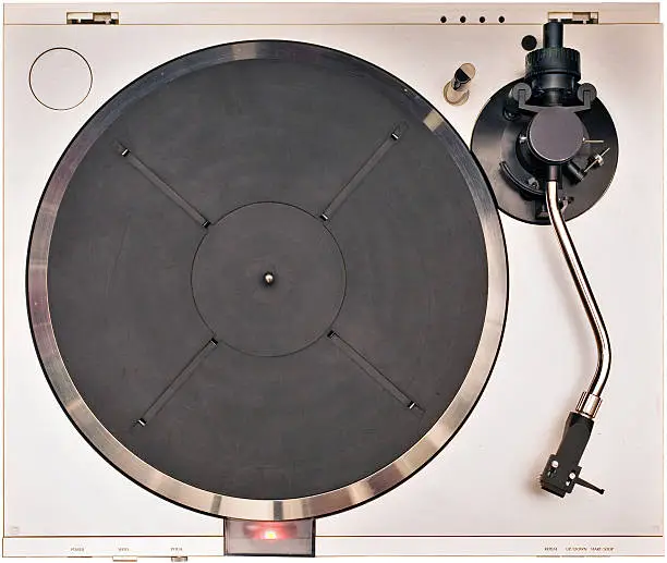 Turntable top view.