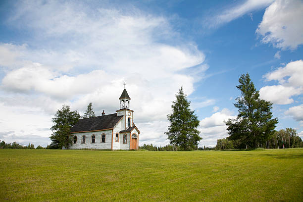 istock Historic Wood Church 186868699