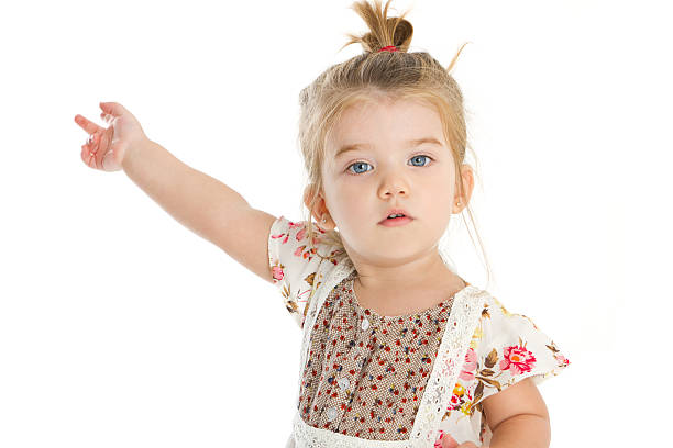 istock Adorable little girl having fun 186869638