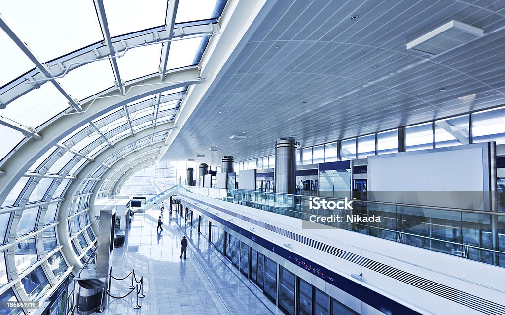 Estação de metrô moderno - Foto de stock de Aeroporto royalty-free