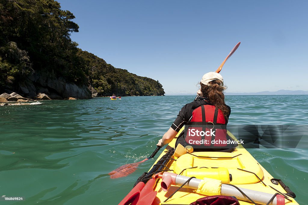 Caiaque na Abel Tasman - Royalty-free Nova Zelândia Foto de stock