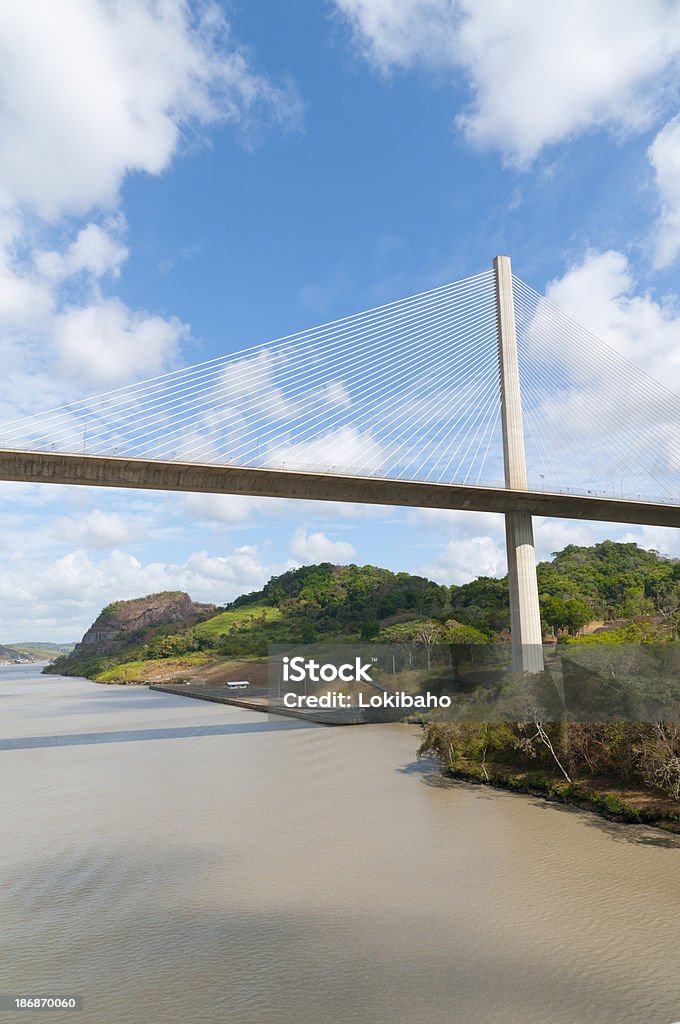 Половина Столетний Мост Панамский Канал - Стоковые фото Мост роялти-фри