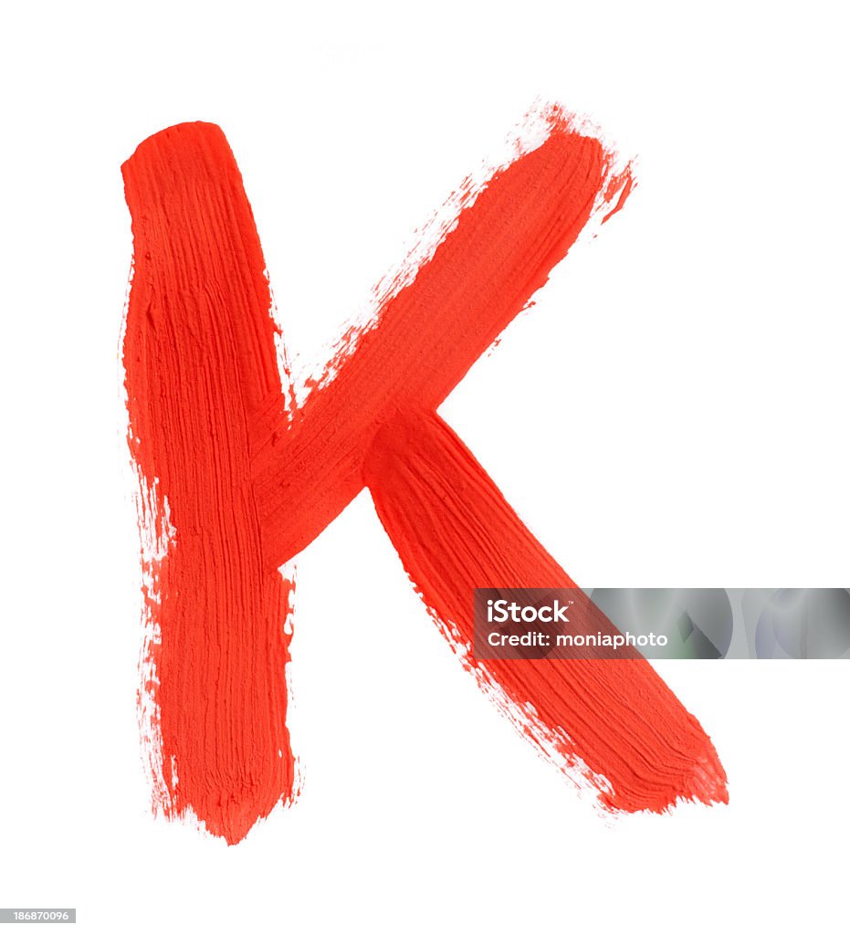 Letter K Letter KSEE ALL LETTERS IN MY PORTFOLIO Alphabet Stock Photo