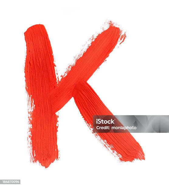 Letter K Stock Photo - Download Image Now - Alphabet, Cut Out, Letter K