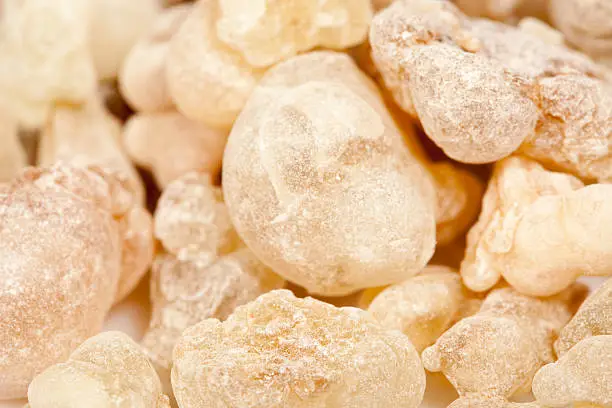 Pieces of frankincense.