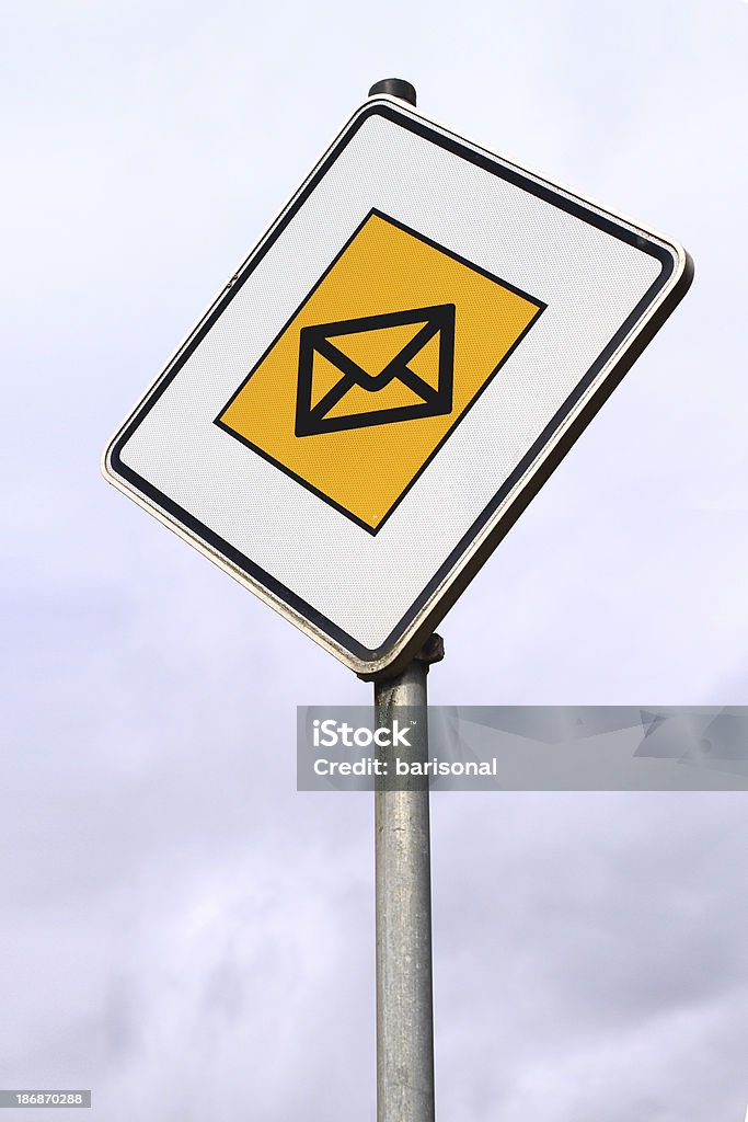 Mail center 'at' Symbol Stock Photo